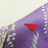 小紋 正絹 花柄 藤 袷仕立て 紫・藤色 グラデーション_画像24