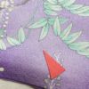 小紋 正絹 花柄 藤 袷仕立て 紫・藤色 グラデーション_画像30