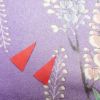 小紋 正絹 花柄 藤 袷仕立て 紫・藤色 グラデーション_画像32