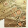 袋帯 六通柄 良品 フォーマル用 正絹 木の葉・植物柄 金・銀_画像16