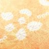 小紋 しつけ糸付き 絞り 正絹 木の葉・植物柄 袷仕立て 橙_画像9