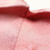 小紋 正絹 花柄 袷仕立て たたき染風 ピンク_画像20