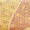 袋帯 六通柄 ふくれ織り 良品 一般用 正絹 花柄 黄・黄土色_画像2