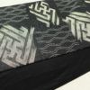 袋帯 六通柄 夏用 一般用 正絹 幾何学柄・抽象柄 黒_画像14