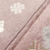付け下げ しつけ糸付き 絞り 正絹 刺繍 古典柄 袷仕立て 紫・藤色_画像10