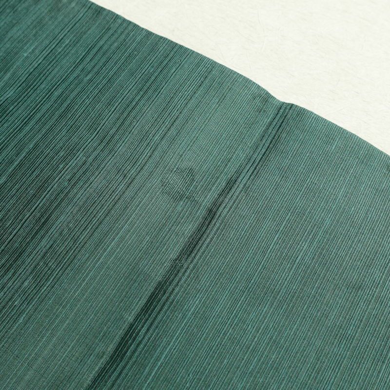 袋帯 太鼓柄 夏用 一般用 正絹 花柄 緑・うぐいす色_画像27