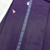 盛夏 絽 色無地 正絹 良品 一つ紋付き 背伏せ付き 無地 単衣仕立て 紫・藤色_画像23