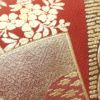 袋帯 太鼓柄 フォーマル用 金彩 刺繍 正絹 古典柄 赤・朱_画像5