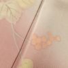 訪問着 一つ紋付き 正絹 刺繍 共八掛 金彩 木の葉・植物柄 袷仕立て 小豆・エンジ_画像7