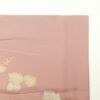 訪問着 一つ紋付き 正絹 刺繍 共八掛 金彩 木の葉・植物柄 袷仕立て 小豆・エンジ_画像19