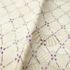 小紋 良品 総柄 正絹 伊達衿付き やまと謹製 幾何学柄・抽象柄 袷仕立て クリーム_画像10