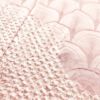 付け下げ 絞り 正絹 古典柄 青海波 袷仕立て ピンク_画像15