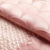 付け下げ 絞り 正絹 古典柄 青海波 袷仕立て ピンク_画像30