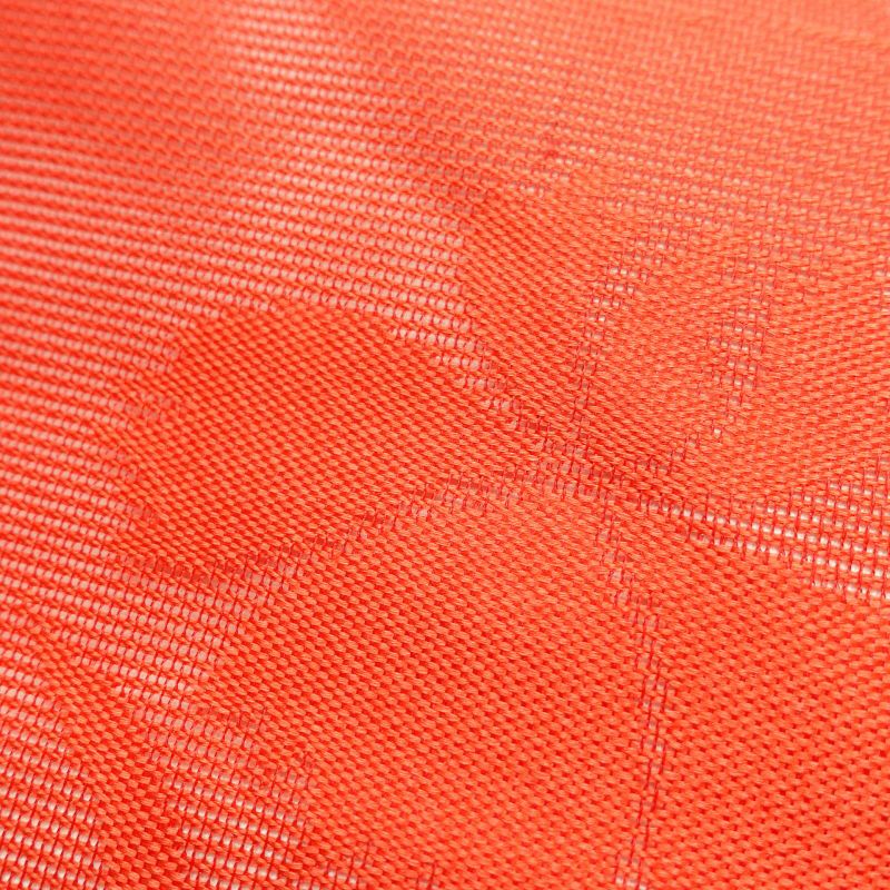 絽 名古屋帯 全通柄 良品 夏用 正絹 花柄 名古屋仕立て 赤・朱_画像4