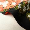 小紋 美品 総柄 正絹 花柄 梅 袷仕立て 黒_画像11