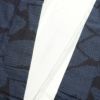 結城紬 証紙あり はたおり娘 正絹 紬 幾何学柄・抽象柄 袷仕立て 青・紺_画像24