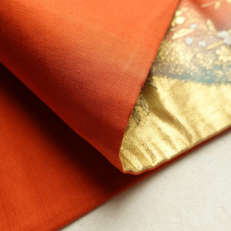 袋帯 六通柄 良品 フォーマル用 金糸 正絹 花柄 多色使い_画像13