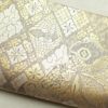 袋帯 六通柄 良品 フォーマル用 正絹 幾何学柄・抽象柄 金・銀_画像18