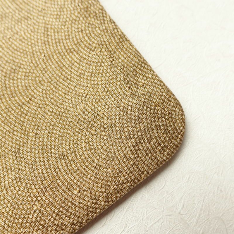 付け下げ 鮫小紋 正絹 その他の柄 袷仕立て 小豆・エンジ_画像24