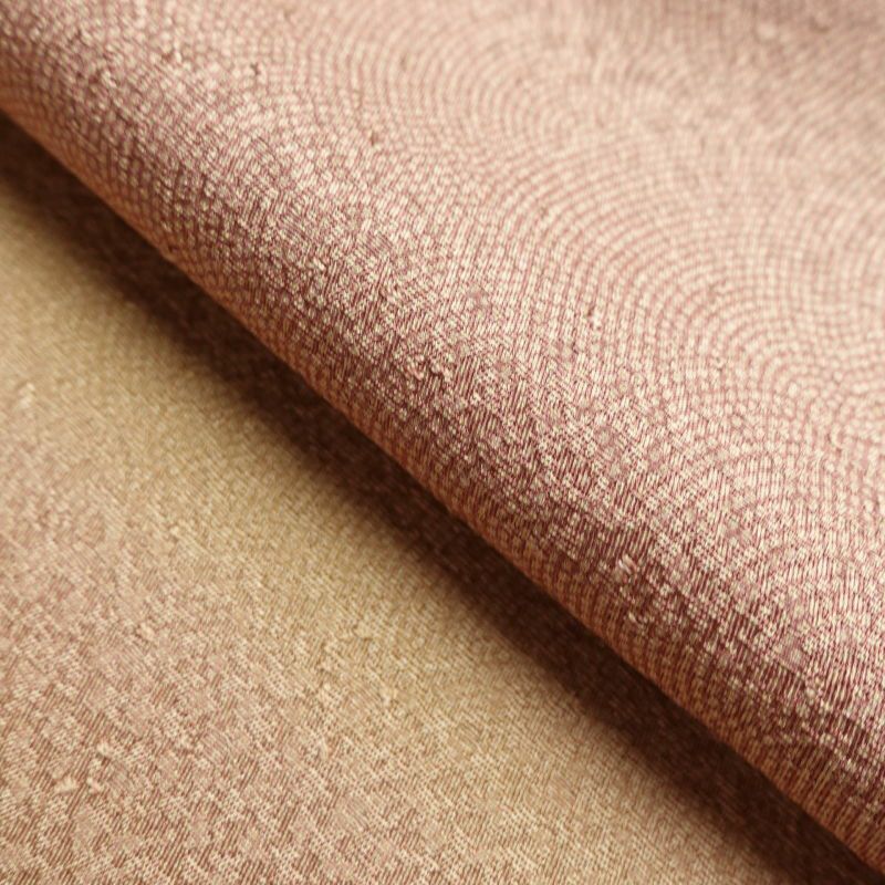 付け下げ 鮫小紋 正絹 その他の柄 袷仕立て 小豆・エンジ_画像32