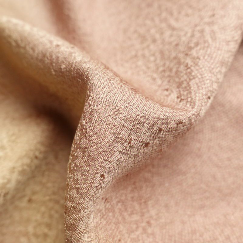 付け下げ 鮫小紋 正絹 その他の柄 袷仕立て 小豆・エンジ_画像33