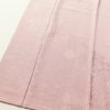 付け下げ 良品 一つ紋付き 縮緬 正絹 花柄 袷仕立て ピンク_画像4