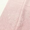 付け下げ 良品 一つ紋付き 縮緬 正絹 花柄 袷仕立て ピンク_画像6