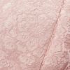 付け下げ 良品 一つ紋付き 縮緬 正絹 花柄 袷仕立て ピンク_画像7