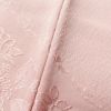 付け下げ 良品 一つ紋付き 縮緬 正絹 花柄 袷仕立て ピンク_画像9