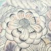 訪問着 銀駒刺繍 一つ紋付き 正絹 花柄 袷仕立て ピンク_画像7