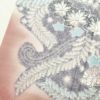 訪問着 銀駒刺繍 一つ紋付き 正絹 花柄 袷仕立て ピンク_画像11