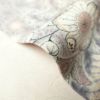 訪問着 銀駒刺繍 一つ紋付き 正絹 花柄 袷仕立て ピンク_画像15
