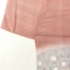 訪問着 銀駒刺繍 一つ紋付き 正絹 花柄 袷仕立て ピンク_画像16
