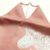 訪問着 銀駒刺繍 一つ紋付き 正絹 花柄 袷仕立て ピンク_画像29