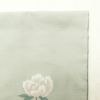 付け下げ 美品 紬地 しつけ糸付き 銀彩 正絹 花柄 袷仕立て 緑・うぐいす色_画像20
