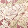 付け下げ 刺繍 正絹 花柄 袷仕立て 小豆・エンジ_画像8