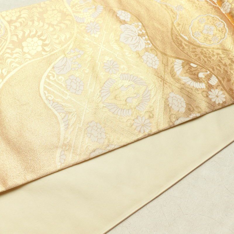 袋帯 六通柄 フォーマル用 正絹 古典柄 金・銀_画像15