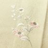 付け下げ 良品 刺繍 正絹 花柄 袷仕立て ぼかし ピンク_画像6