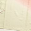 付け下げ 良品 刺繍 正絹 花柄 袷仕立て ぼかし ピンク_画像17