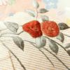 訪問着 良品 正絹 刺繍 金彩 花柄 袷仕立て 緑・うぐいす色_画像9