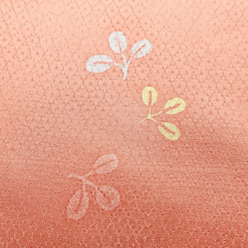 訪問着 良品 正絹 刺繍 金彩 花柄 袷仕立て 緑・うぐいす色_画像34