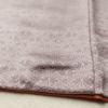 付け下げ スワトウ刺繍 一つ紋付き 綸子 正絹 ぼかし 花柄 袷仕立て ピンク_画像12