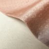 付け下げ スワトウ刺繍 一つ紋付き 綸子 正絹 ぼかし 花柄 袷仕立て ピンク_画像13