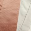 付け下げ スワトウ刺繍 一つ紋付き 綸子 正絹 ぼかし 花柄 袷仕立て ピンク_画像26