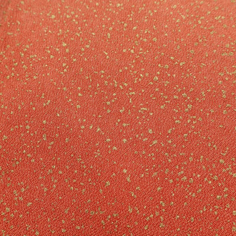 小紋 良品 しつけ糸付き 正絹 金彩 古典柄 袷仕立て ピンク_画像29