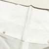 訪問着 清裳 良品 しつけ糸付き 縮緬 一つ紋付き 共八掛 刺繍 正絹 木の葉・植物柄 袷仕立て 茶_画像29