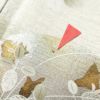 付け下げ 正絹 刺繍 箔 古典柄 袷仕立て ますいわ屋 緑・うぐいす色_画像7