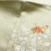 付け下げ 正絹 刺繍 箔 古典柄 袷仕立て ますいわ屋 緑・うぐいす色_画像27