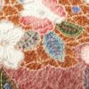 小紋 良品 しつけ糸付き ふくれ織 正絹 花柄 袷仕立て 多色使い_画像6