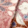 小紋 良品 しつけ糸付き ふくれ織 正絹 花柄 袷仕立て 多色使い_画像9